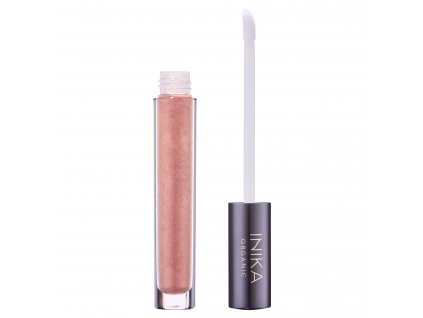 Lip Gloss Blossom front lid off by Inika Organic