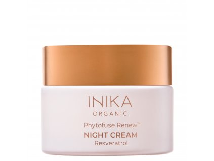 Phytofuse Renew TM Night Cream front lid on by Inika Organic