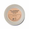 Full Coverage Concealer Vanilla back lid on by Inika Organic