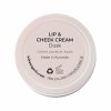 Lip and Cheek Cream Dusk back lid on by Inika Organic