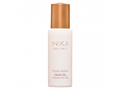 Phyto Active Face Oil front lid on by Inika Organic