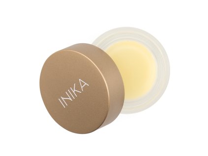 Lip Mask front lid off by Inika Organic