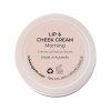 Lip and Cheek Cream Morning back lid on by Inika Organic