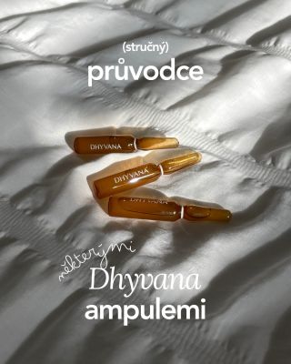Váš víkendový rituál s dárkem od Dhyvana. ✨ Už jen do zítřka získáte ke každému nákupu nad 2 500 Kč balení ampulí Dhyvana...
