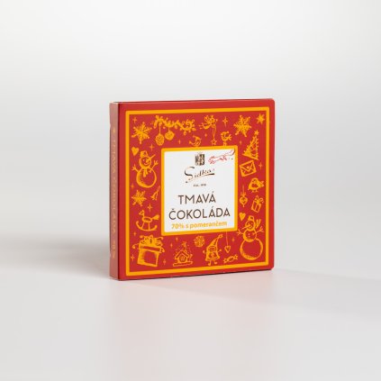 Vánoční čokoláda s pomerančem