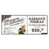Dárkový poukaz na nákup čokolád v hodnotě 250 Kč | Lidka Chocolate