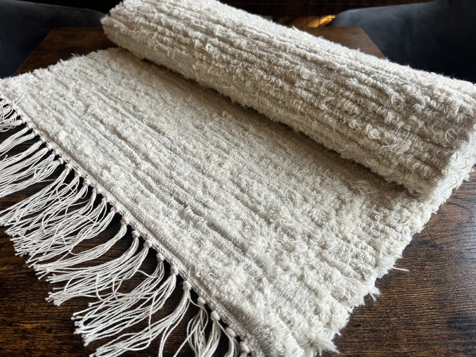 Kobereček bílý 80 x 50 cm