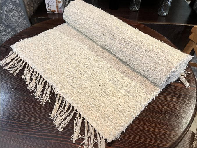 Kobereček bílý 60 x 150 cm