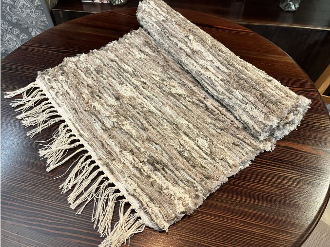 Kobereček šedo-bílý 50 x 100 cm