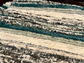 Kobereček zeleno-bílý, 50 x 80 cm