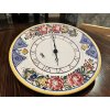 Hodiny talíř barevné