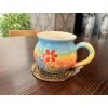 Hrnek barevný vzor květiny 0,3l
