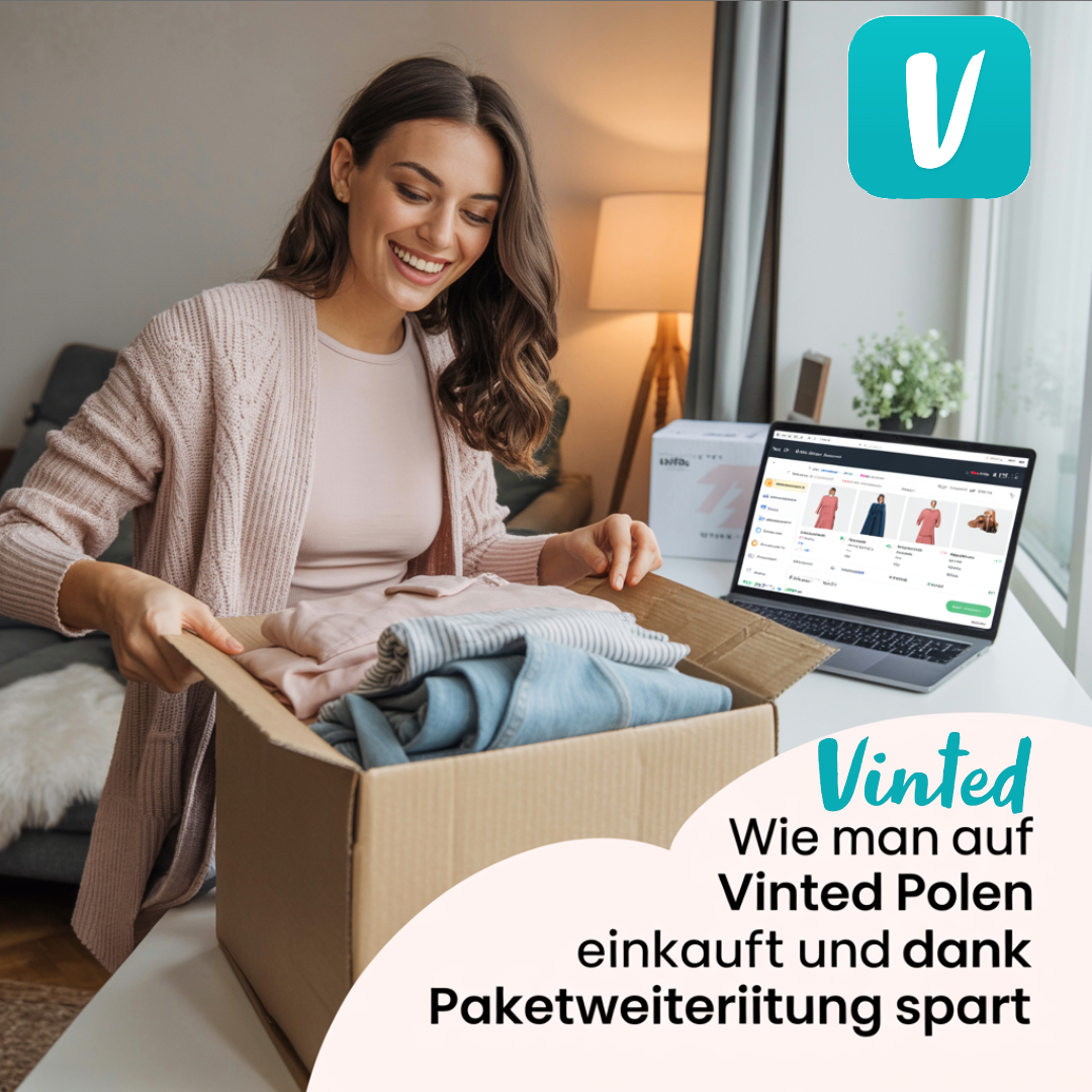 WIE MAN AUF VINTED POLEN EINKAUFT UND DANK PAKETWEITERLEITUNG SPART