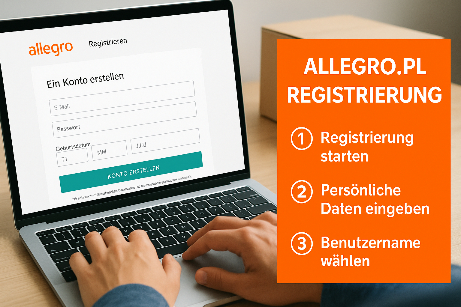 Allegro.pl Registrierung – So erstellen Sie Ihr Konto Schritt für Schritt