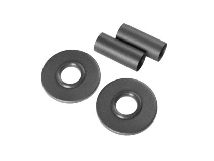 408849 cerano kryci rozeta pro pripojeni radiatoru grafitove seda