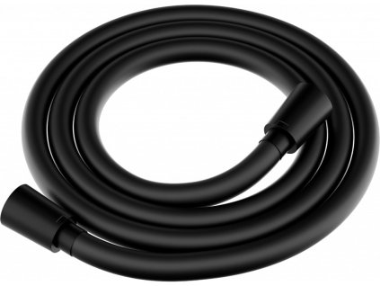 428509 cerano sprchova hadice hladka cerna matna 125 cm