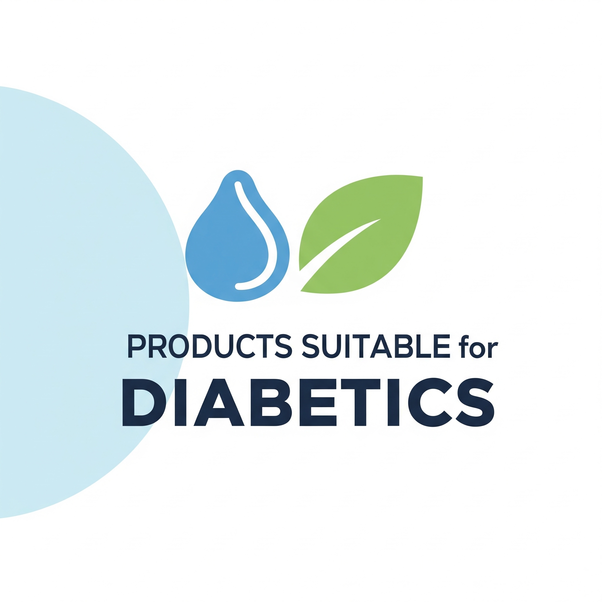 Products suitable for diabetics