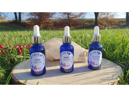 Dárkové balení tří směsí Bachových esencí - Spánek, Změna, Sebevědomí (3 x 30 ml)