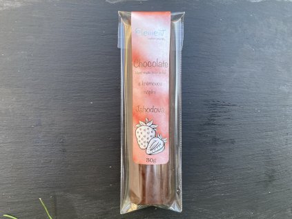 Čokoládová tyčinka s jahodovou krémovou náplní - 1 ks, 30 g