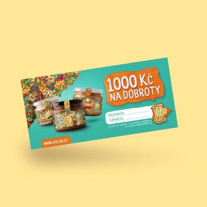 Dárkový poukaz 1000 Kč