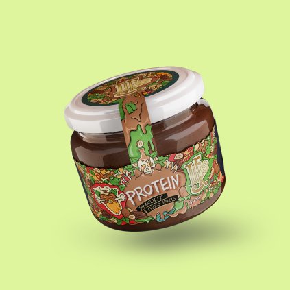 protein hazelnut choco spread naklon
