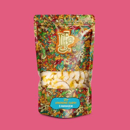 kokosove chipsy ananas