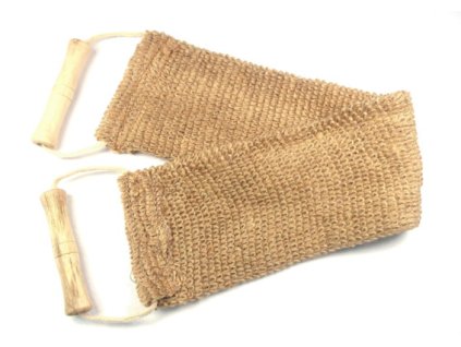 vyr 1256175 MAGNUM masazni a myci pas sisal drevene rukojeti