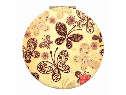 vyr 1480139 R MAGNUM zrcatko kulate Motyli butterfly round front