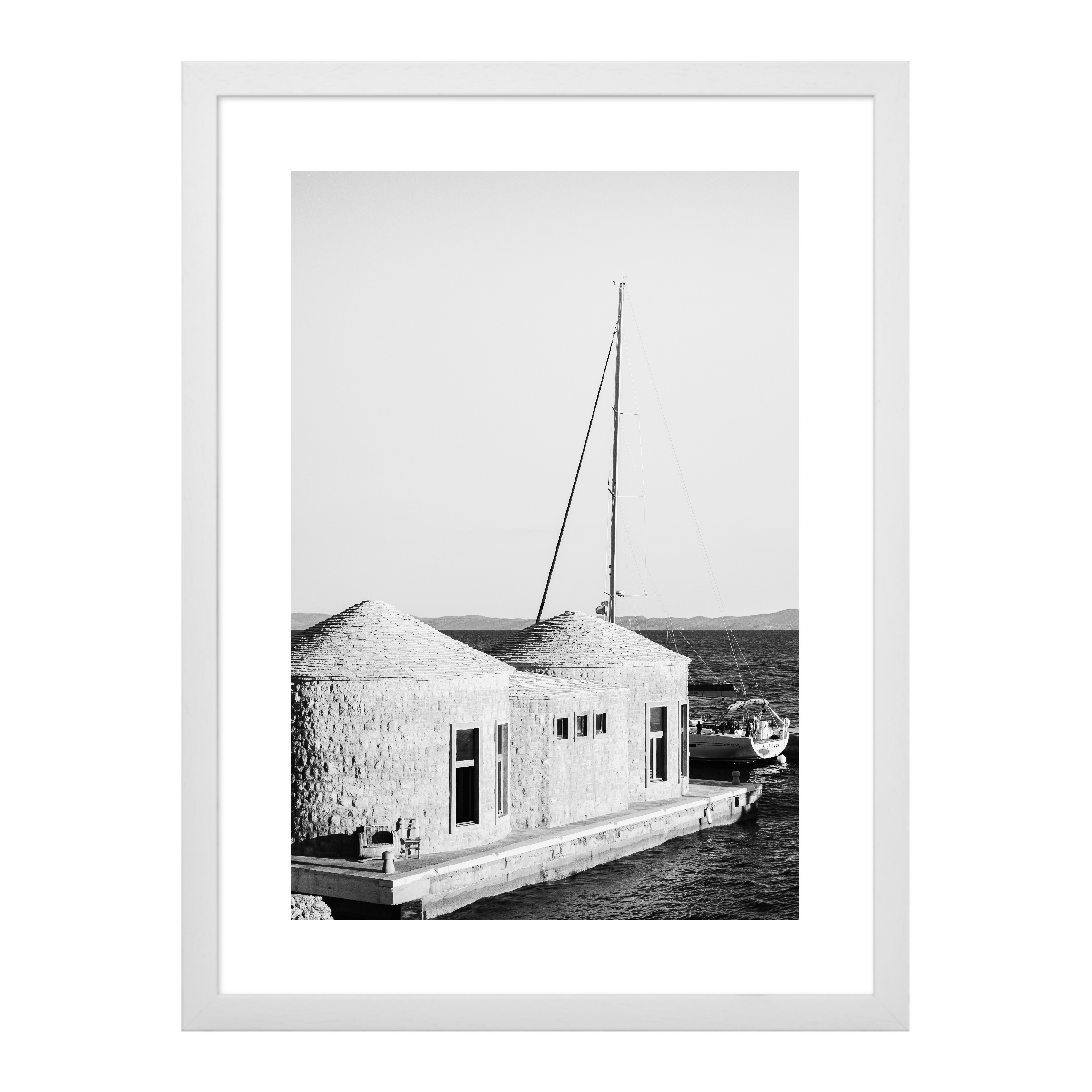 Fotoobraz STONE WINERY Varianta: 30x40 cm bílý rám