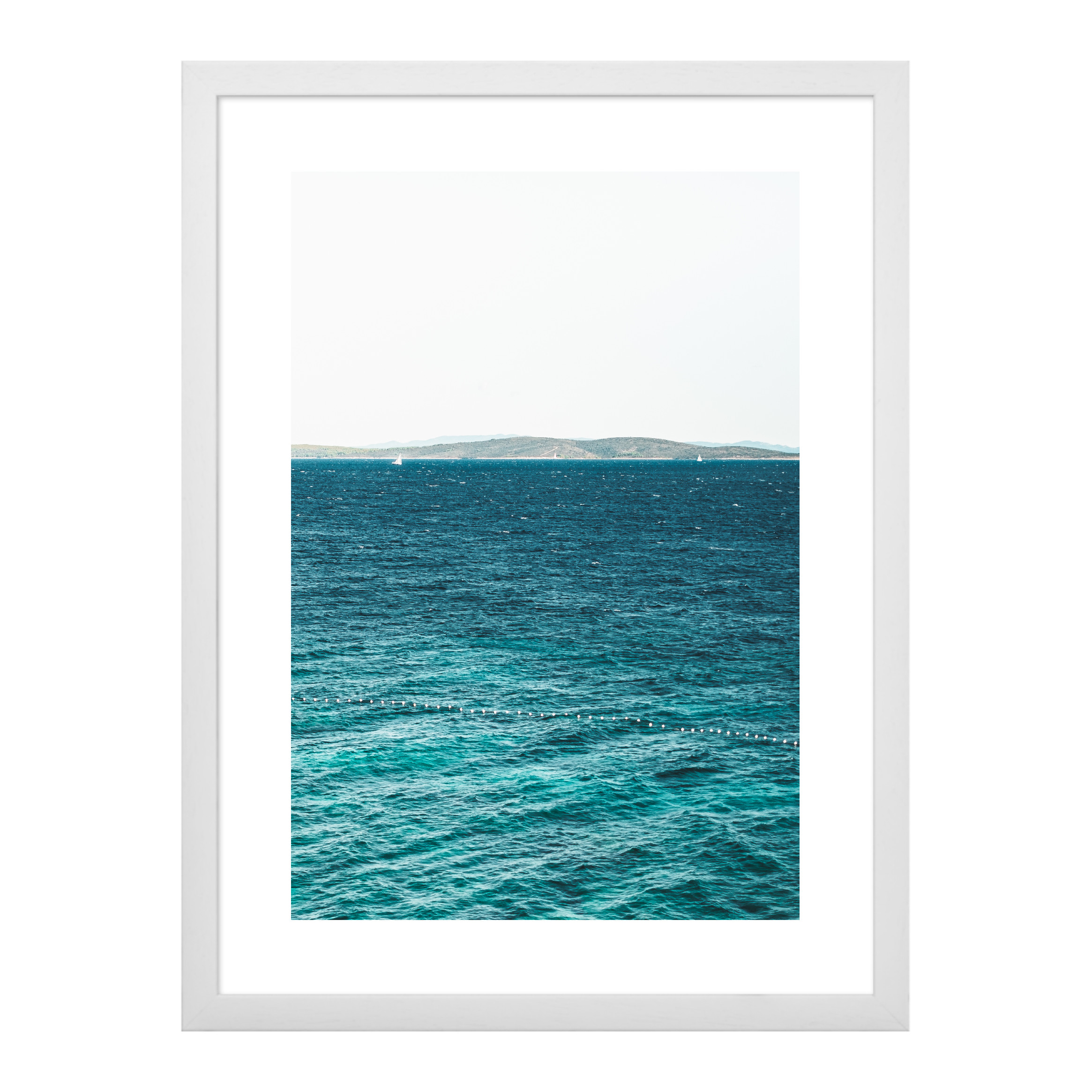 Fotoobraz LOTS OF SEA Varianta: 30x40 cm bílý rám