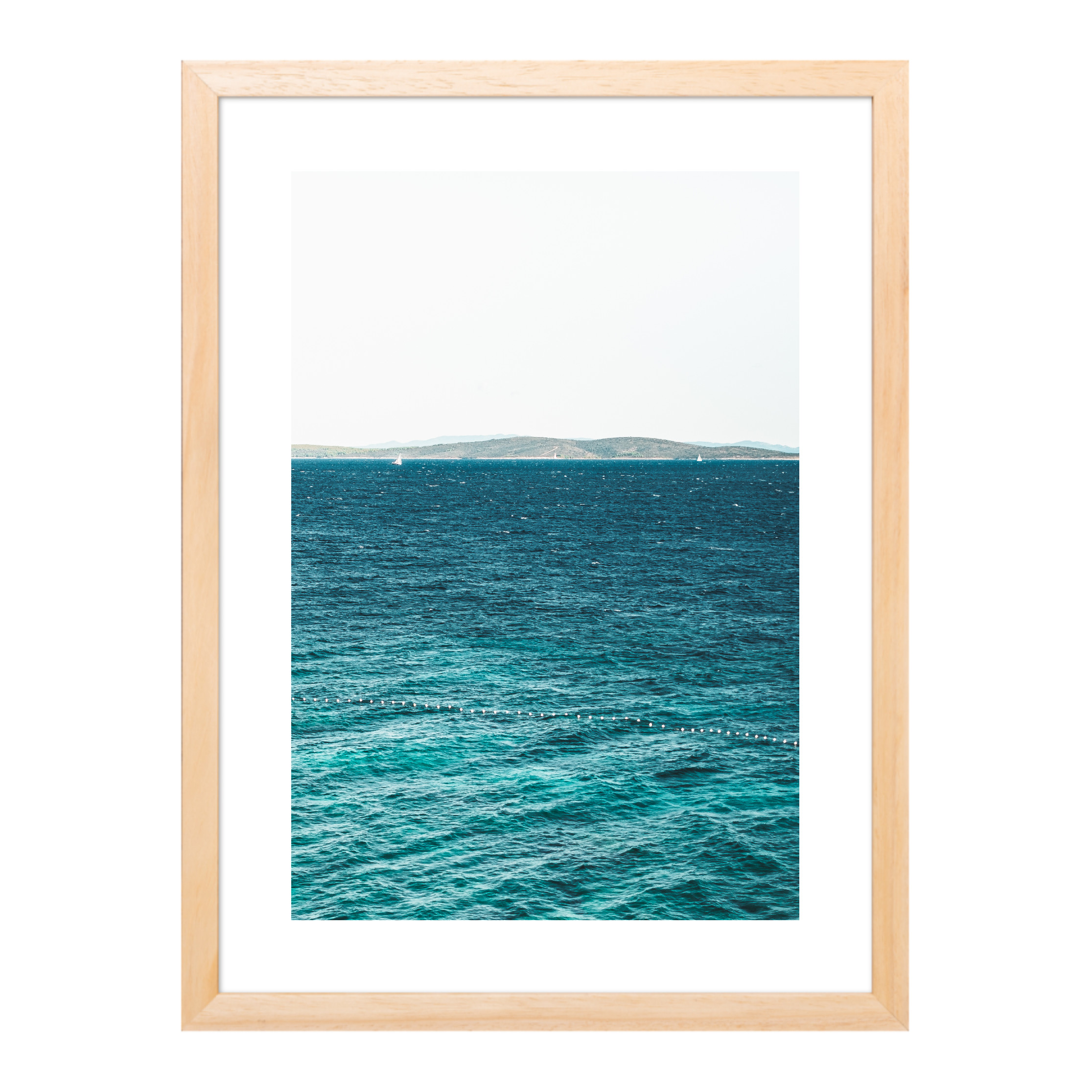 Fotoobraz LOTS OF SEA Varianta: 30x40 cm přírodní rám