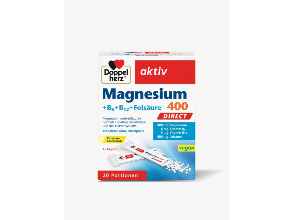 Magnesium 400 Direct + Kyselina listová