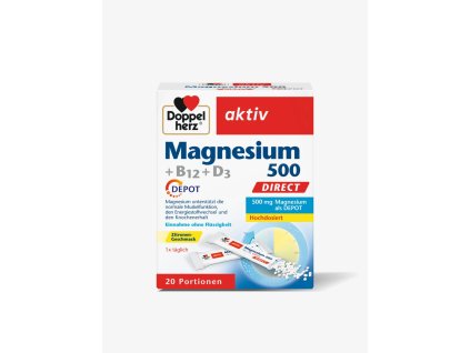 Magnesium 500 + B12 + D3 DIRECT