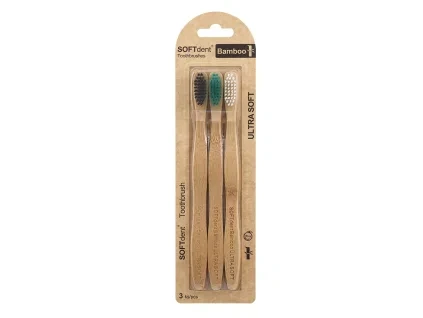 ZUBNÍ KARTÁČKY Bamboo ULTRASOFT 3 ks