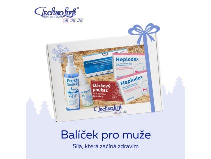 Banner Balíček pro muže Síla, která začíná zdravím