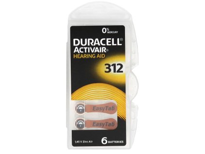 duracell activair da312 bl6