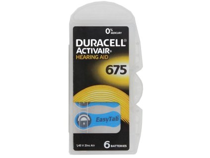 duracell activair da675 bl6
