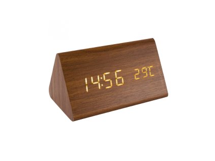 digitalny budik s led displejom hneda oc 05