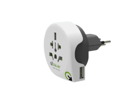q2 power cestovny adapter world to switzerland usb 1100210