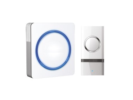 solight bezdrotovy zvoncek do zasuvky 120m biely