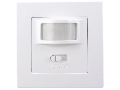 solight pir interierovy senzor do krabicky od vypinacov funkcia zapnutia vypnutia senzoru biely