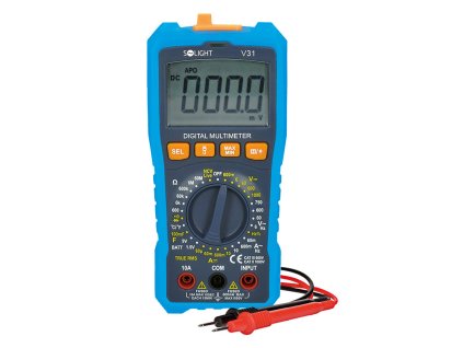 solight multimeter max ac 750v 10a max dc 1000v 10a odpor kapacita frekvencia ncv