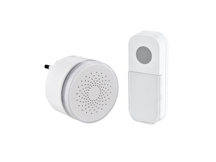 solight bezdrotovy mini zvoncek do zasuvky 180m biely learning code