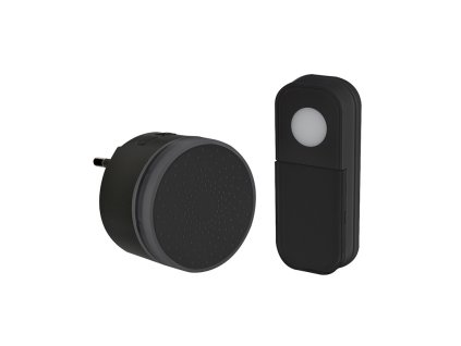 solight bezdrotovy mini zvoncek do zasuvky 180m cierny learning code