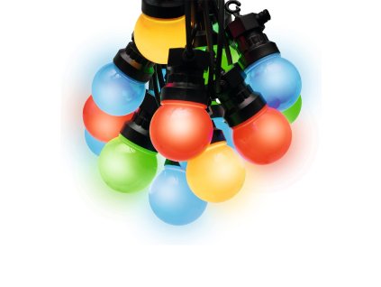 led svietiaci retazec na vonkajsie pouzitie 30 farebnych gul 145 m lpl 30 m