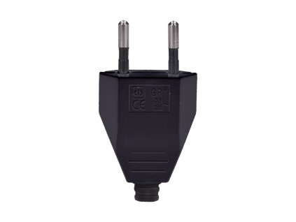 solight zastrcka plocha priama ip20 cierna