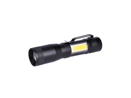 solight led kovove svietidlo 3w cob 150 60lm aa cierna