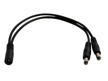 solight napajaci konektor pre led pasy 55 mm rozbocka 1x zdierka 2x konektor sacok 1 par
