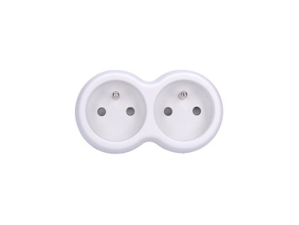 solight rozbocovac 2x 10a biely sivy