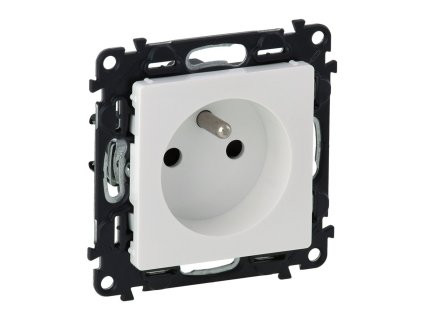 valena life biela 753180 zasuvka 2pt s detskou ochranou